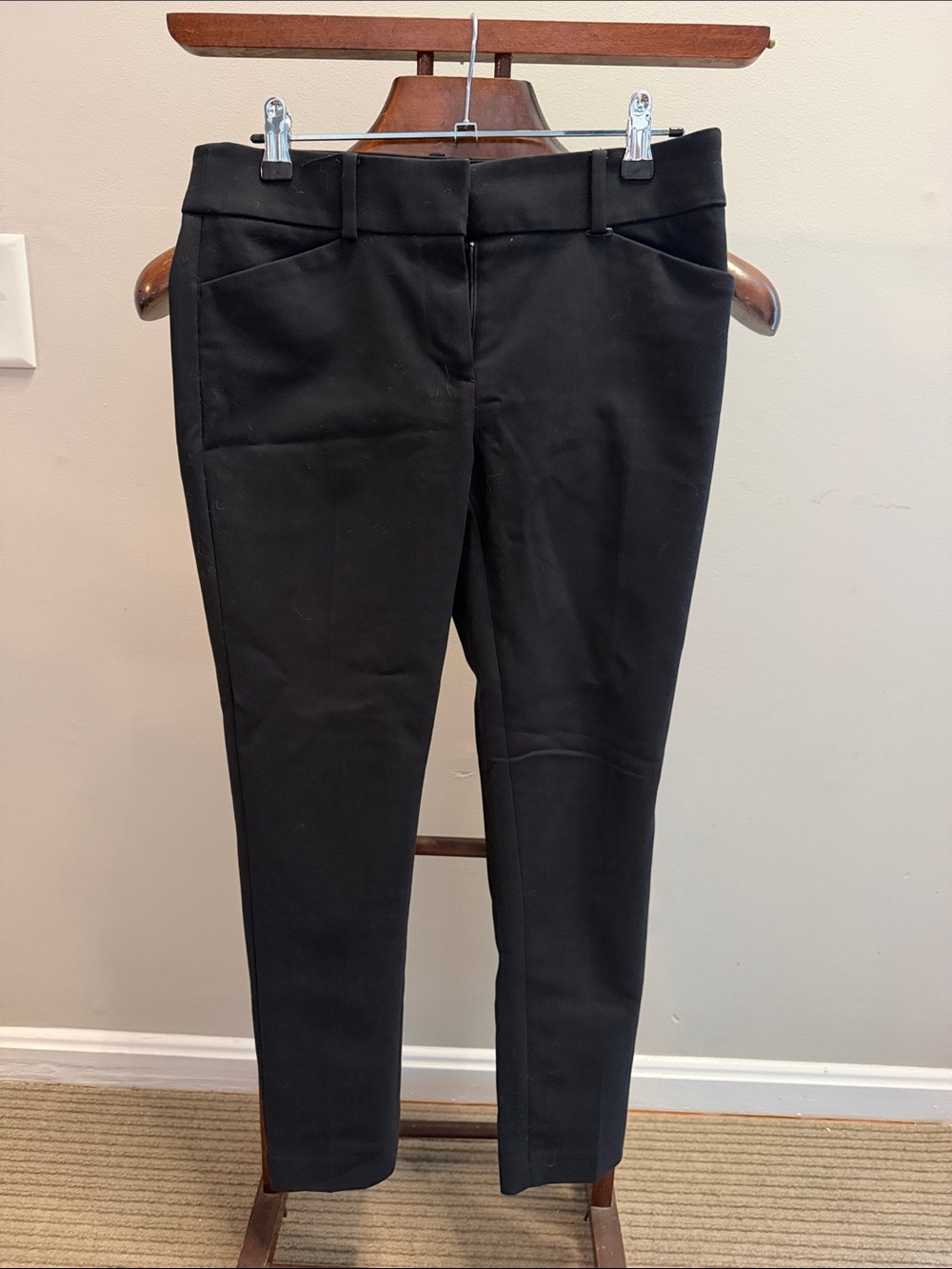 LOFT Black Skinny Ponte Jeans